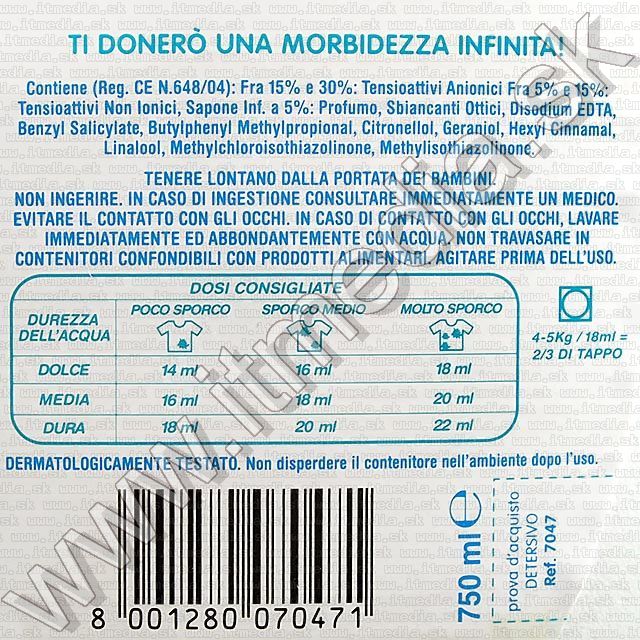 Image of Mon Amour Washing Gel *Fresco Equilibro* *Concentrate* 750ml (IT8238)